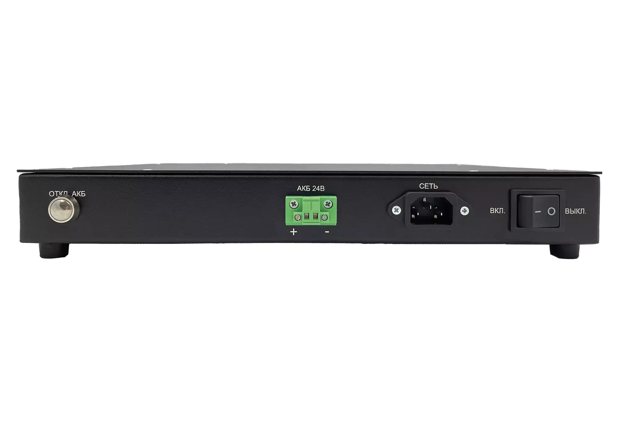 Коммутатор «Тромбон IP-K8-Л» исполнение 2 вид сзади