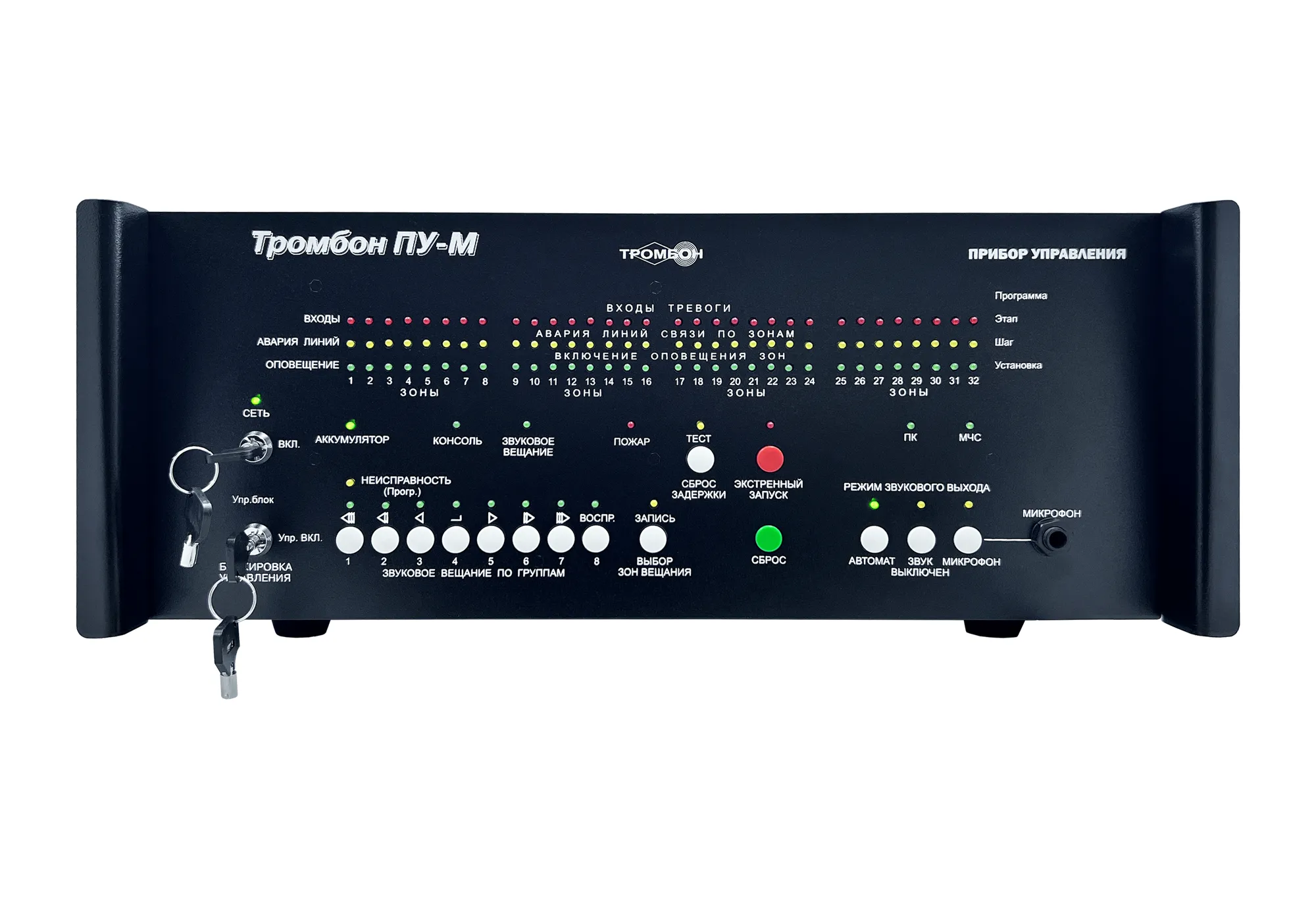 Прибор управления Тромбон ПУ-М-16 с креплением для стойки